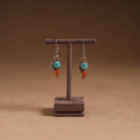 Multicolor - ethnic tribal tibetan earrings from himalaya