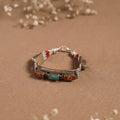 Multicolor - ethnic tribal tibetan metal bracelet