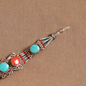 Multicolor - ethnic tribal tibetan metal bracelet