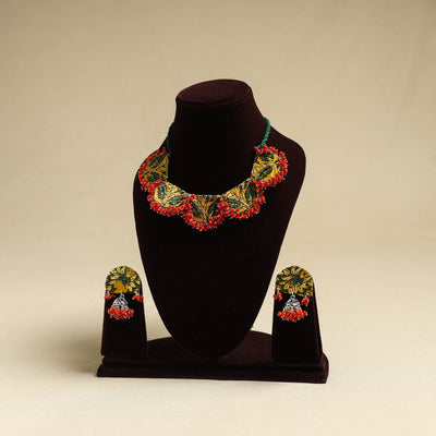 Buy Fabart Bead Work Necklace Set