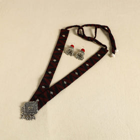  Fabart German Silver Necklace Set 