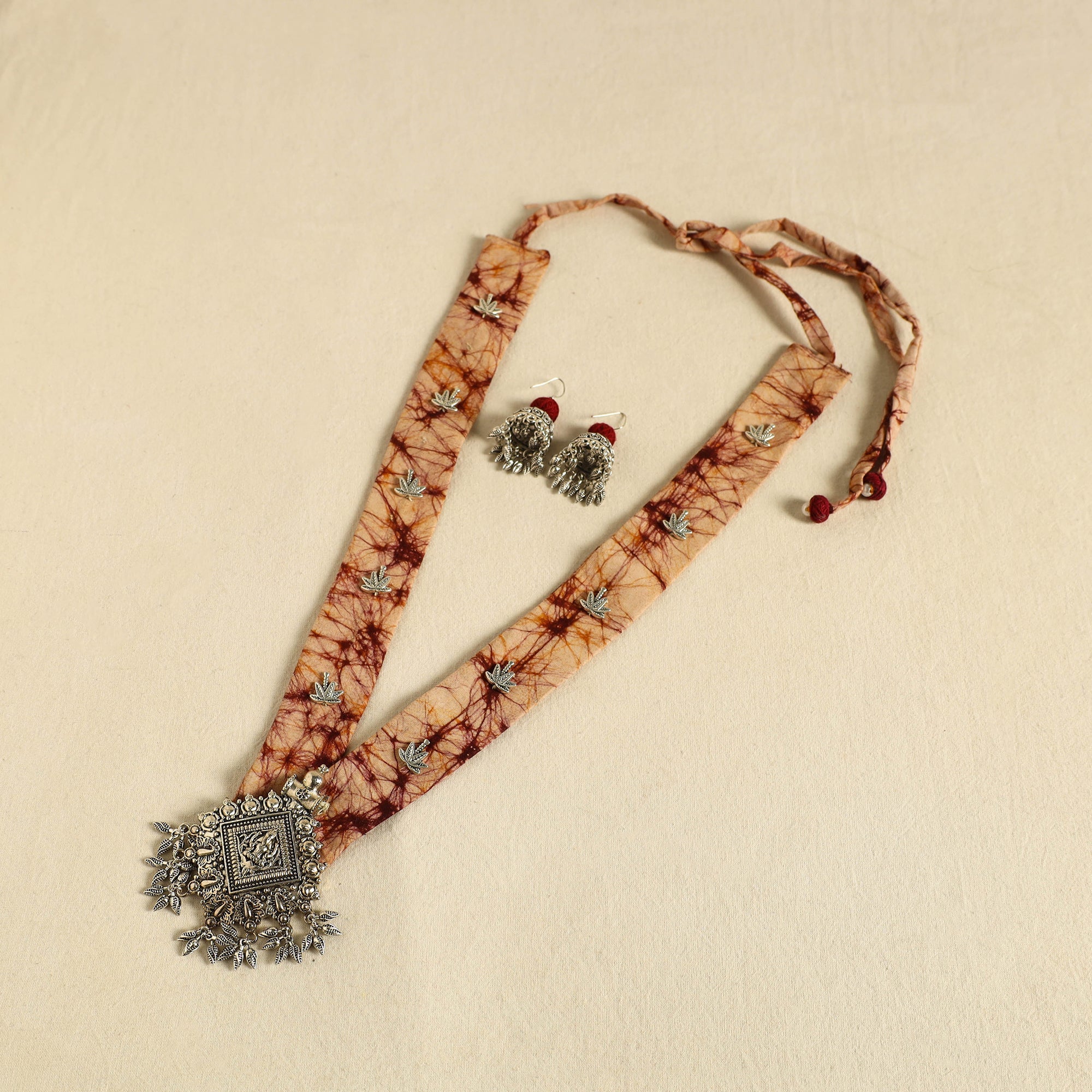 Multicolor - fabart german silver necklace set 11