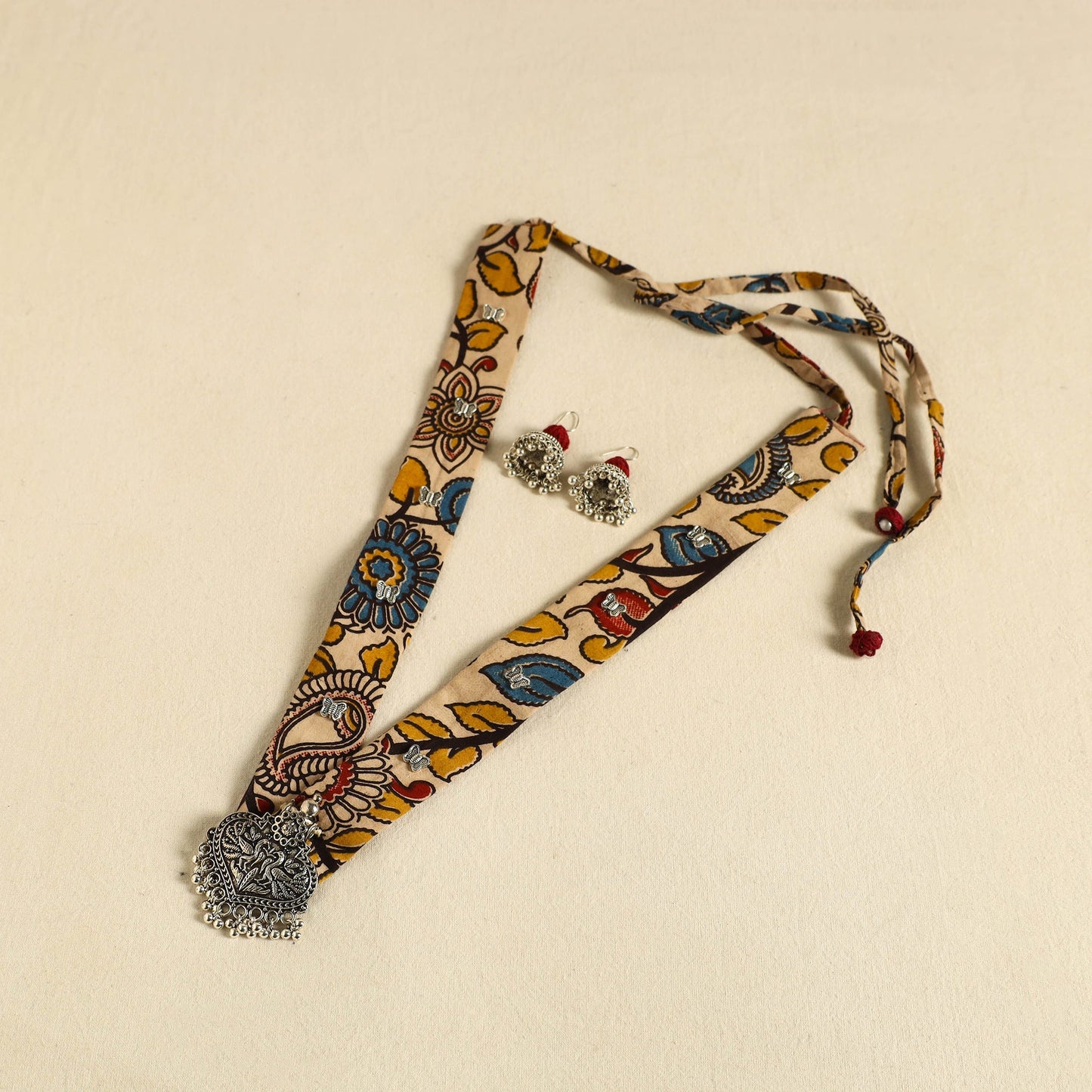  Fabart German Silver Necklace Set 