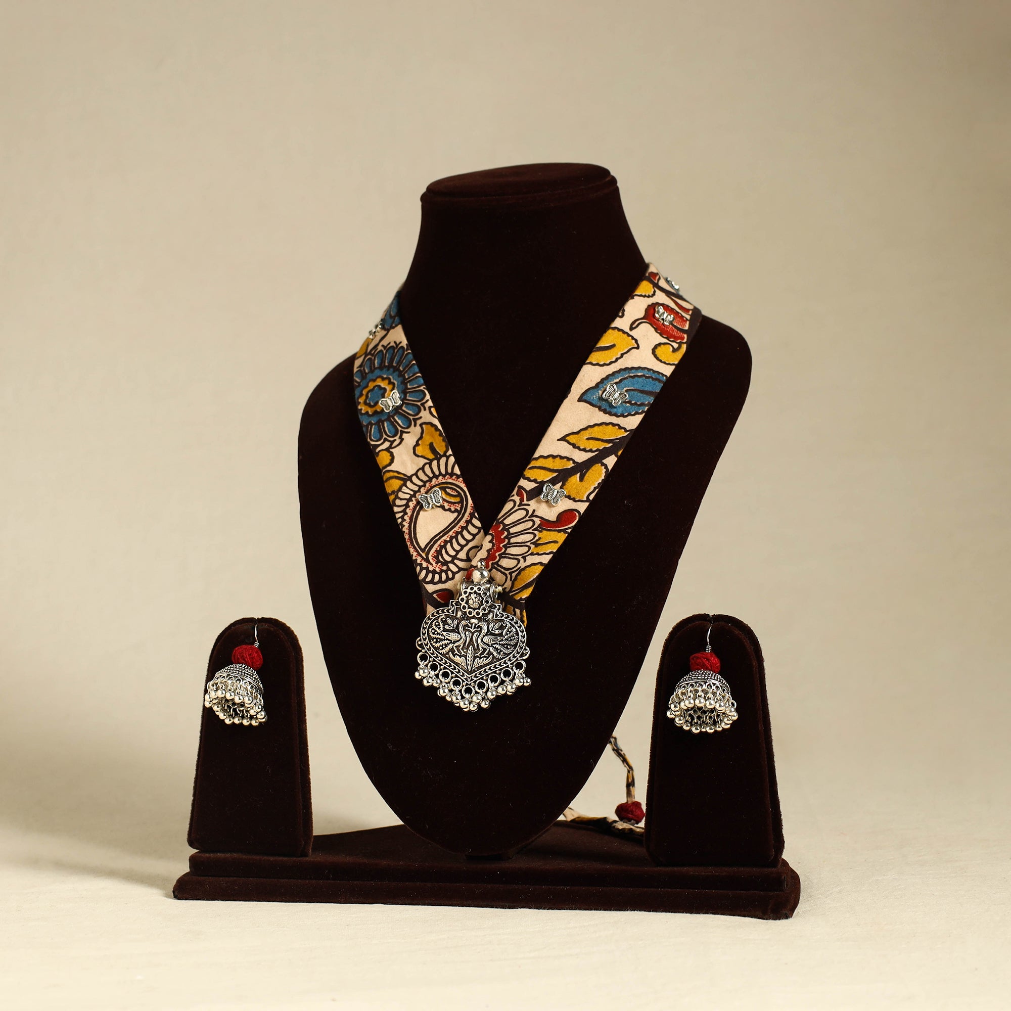  Fabart German Silver Necklace Set 