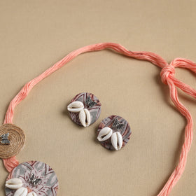 Multicolor - fabart jute choker necklace set 22