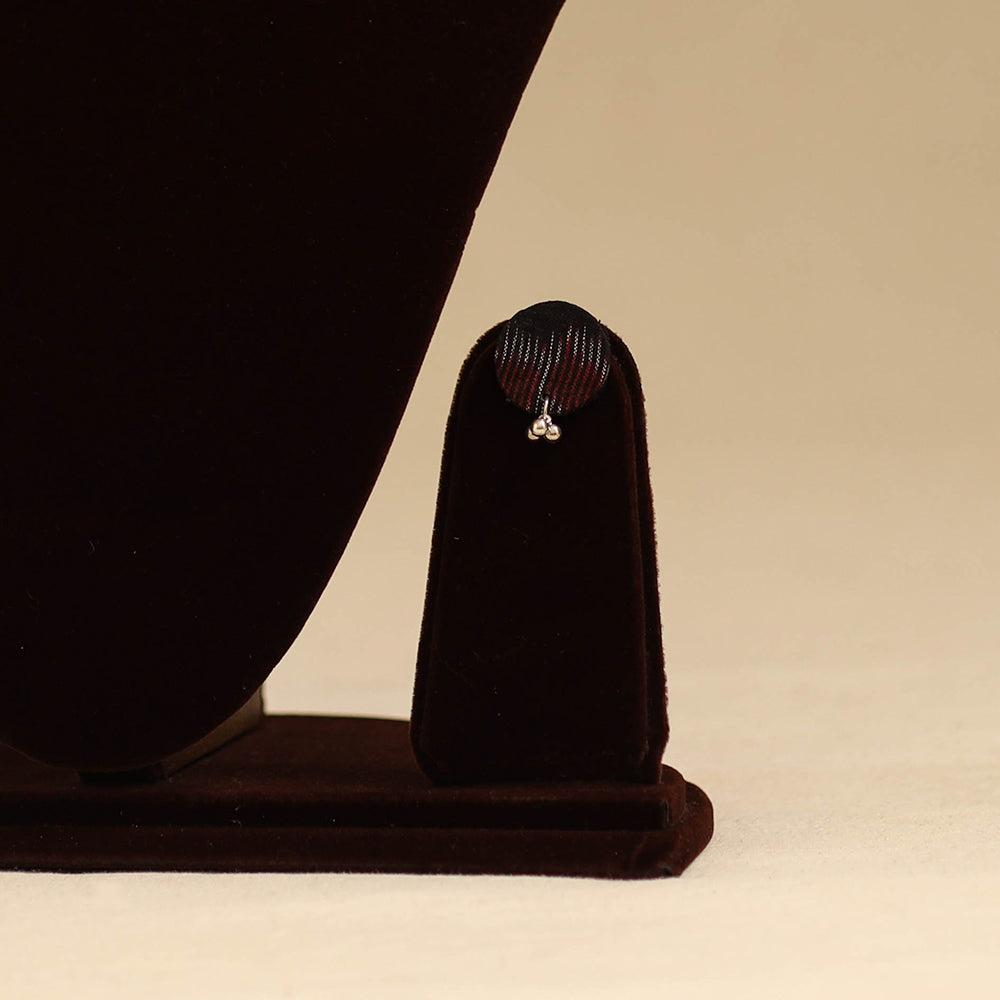 Multicolor - fabart jute choker necklace set with ghungroo