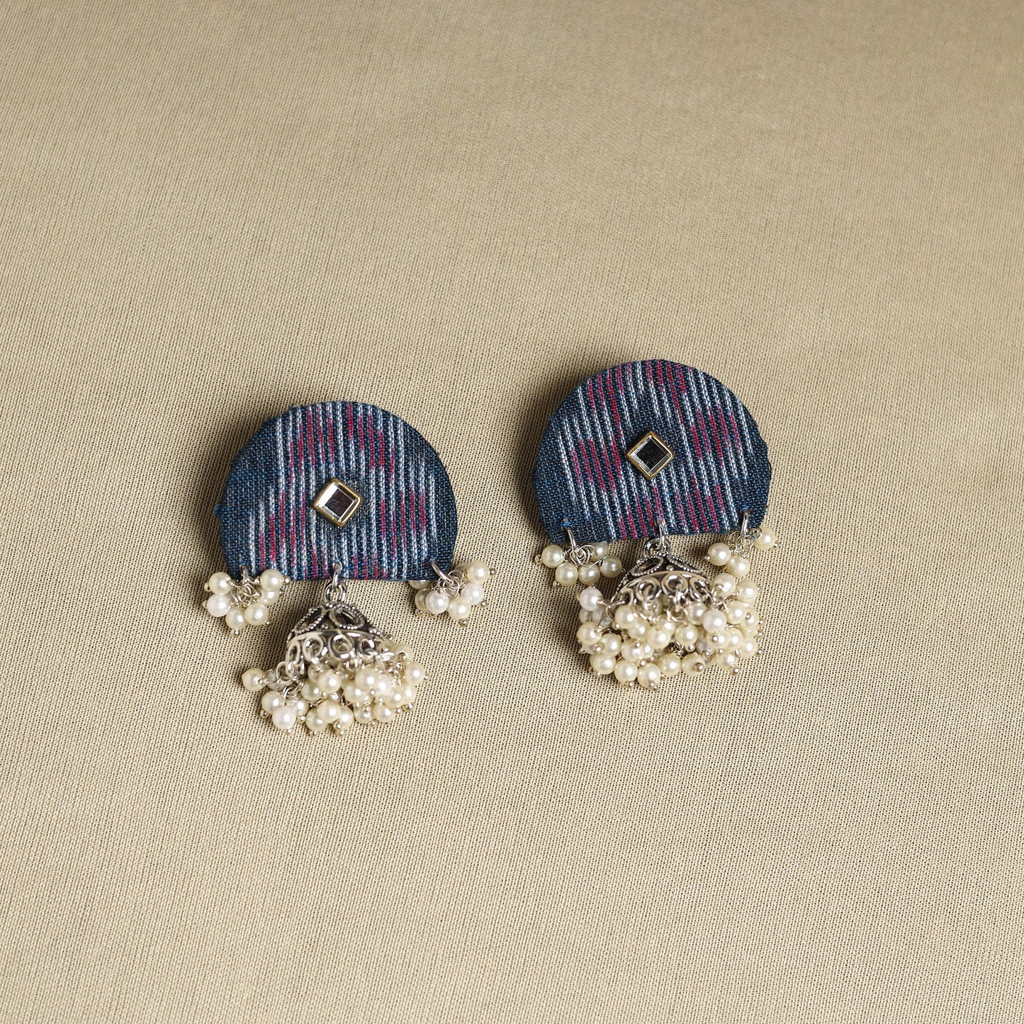 Buy Fabart Pearl & Stone Work Necklace Set