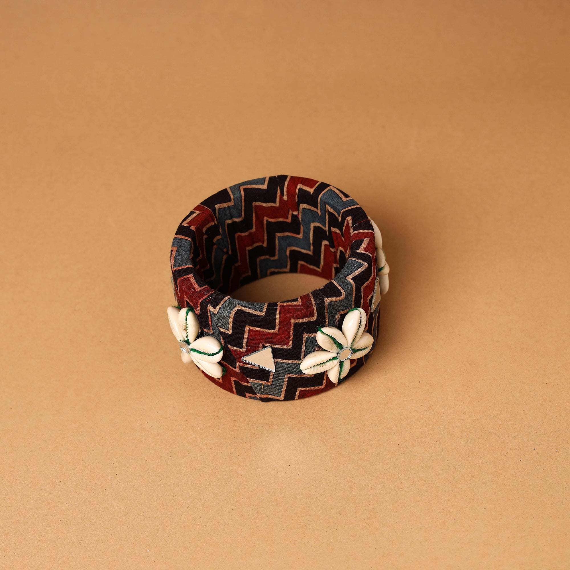 Fabart Shell & Mirror Work Handmade Bangle 38