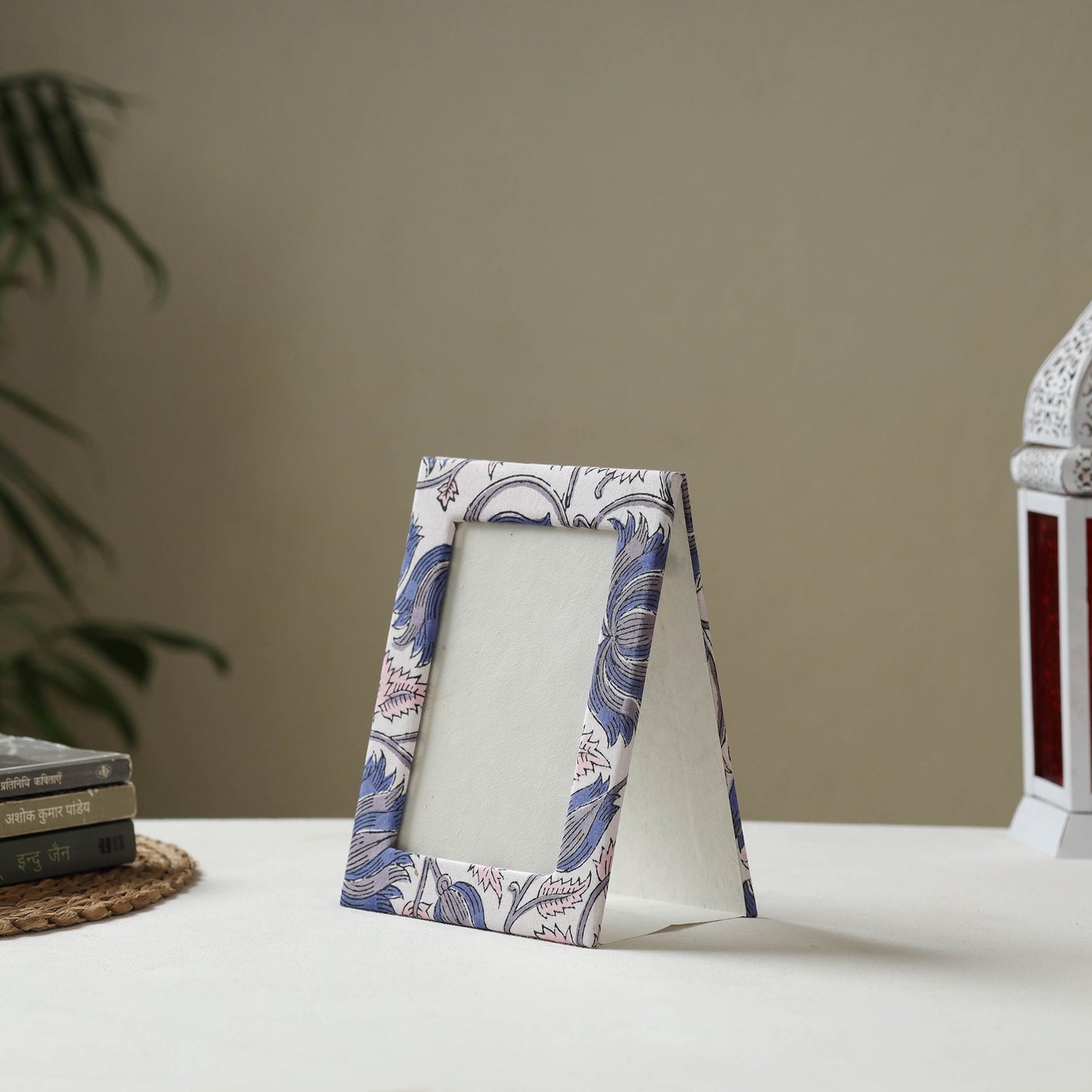 Multicolor - fabric embellished handmade photo frame (8 x 6