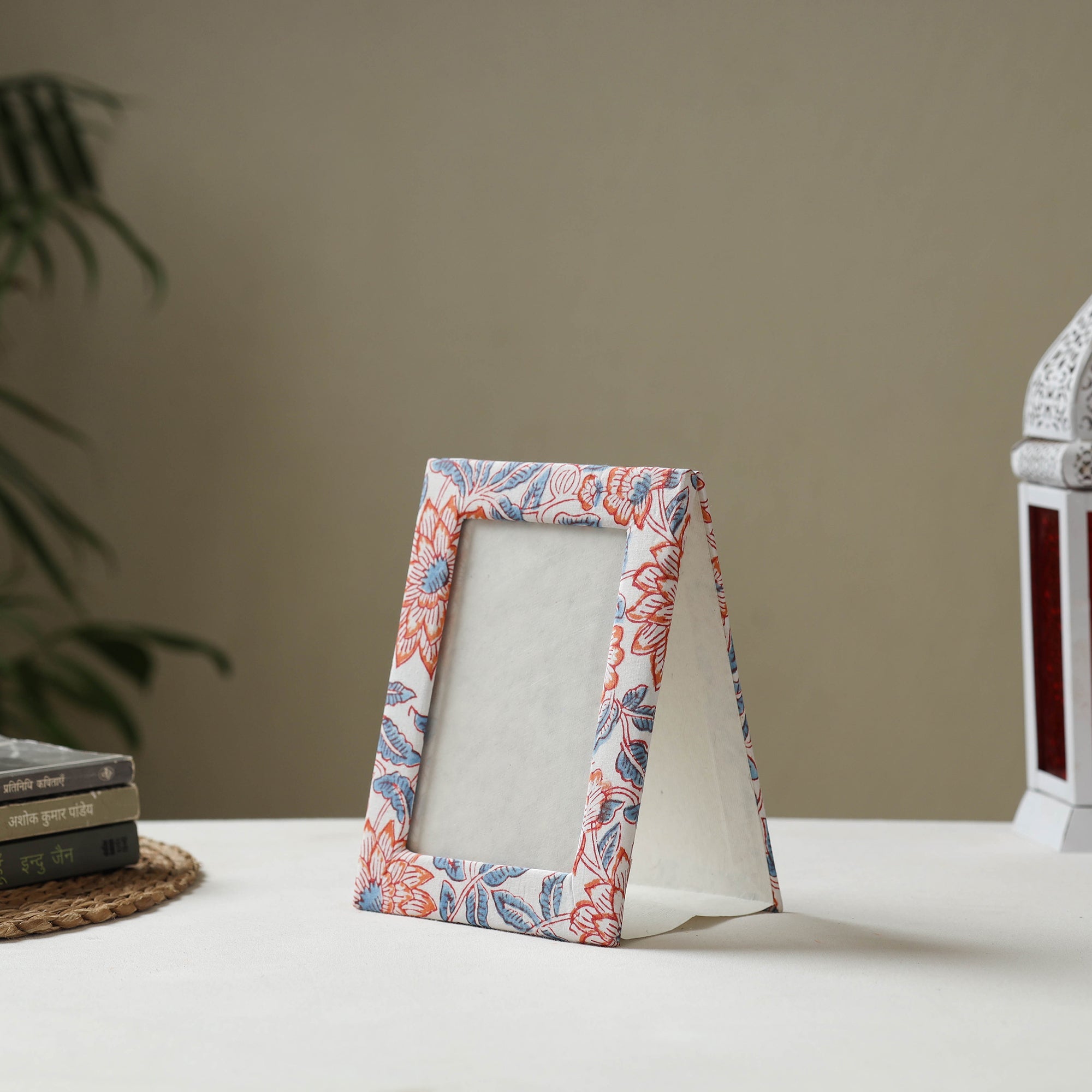 Multicolor - fabric embellished handmade photo frame (8 x 6