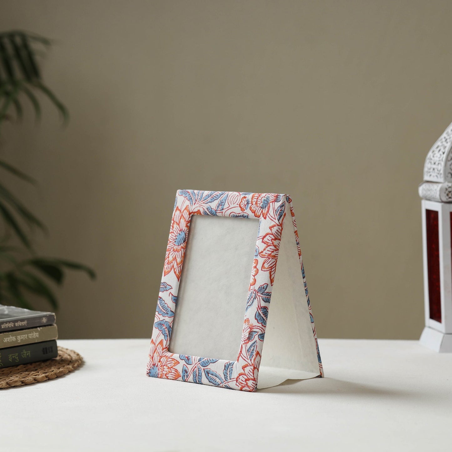 Multicolor - fabric embellished handmade photo frame (8 x 6