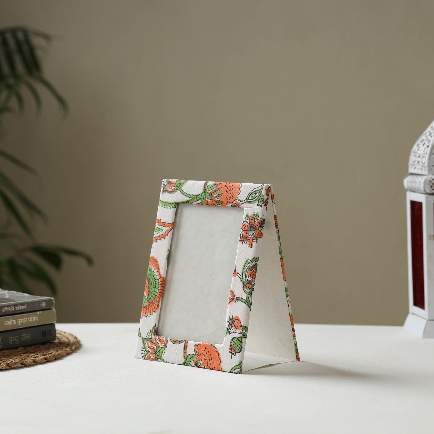 Multicolor - fabric embellished handmade photo frame (8 x 6