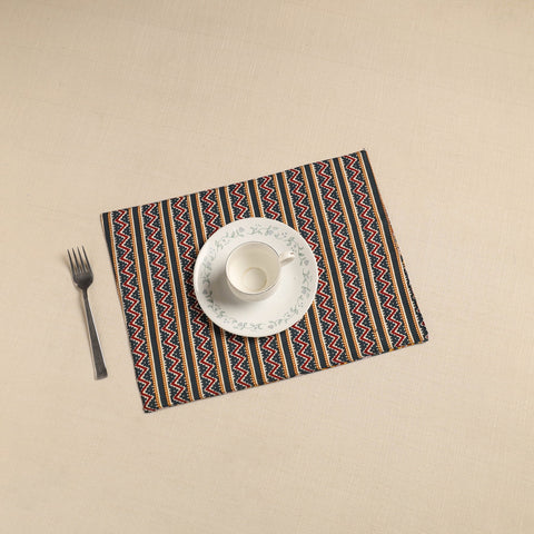  Multicolor Floral Print Cotton Reversible Table Mat 