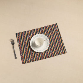  Multicolor Floral Print Cotton Reversible Table Mat 