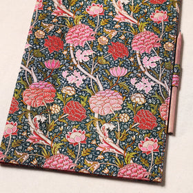 Multicolor Floral Printed Handcrafted File Folder with Pencil 
