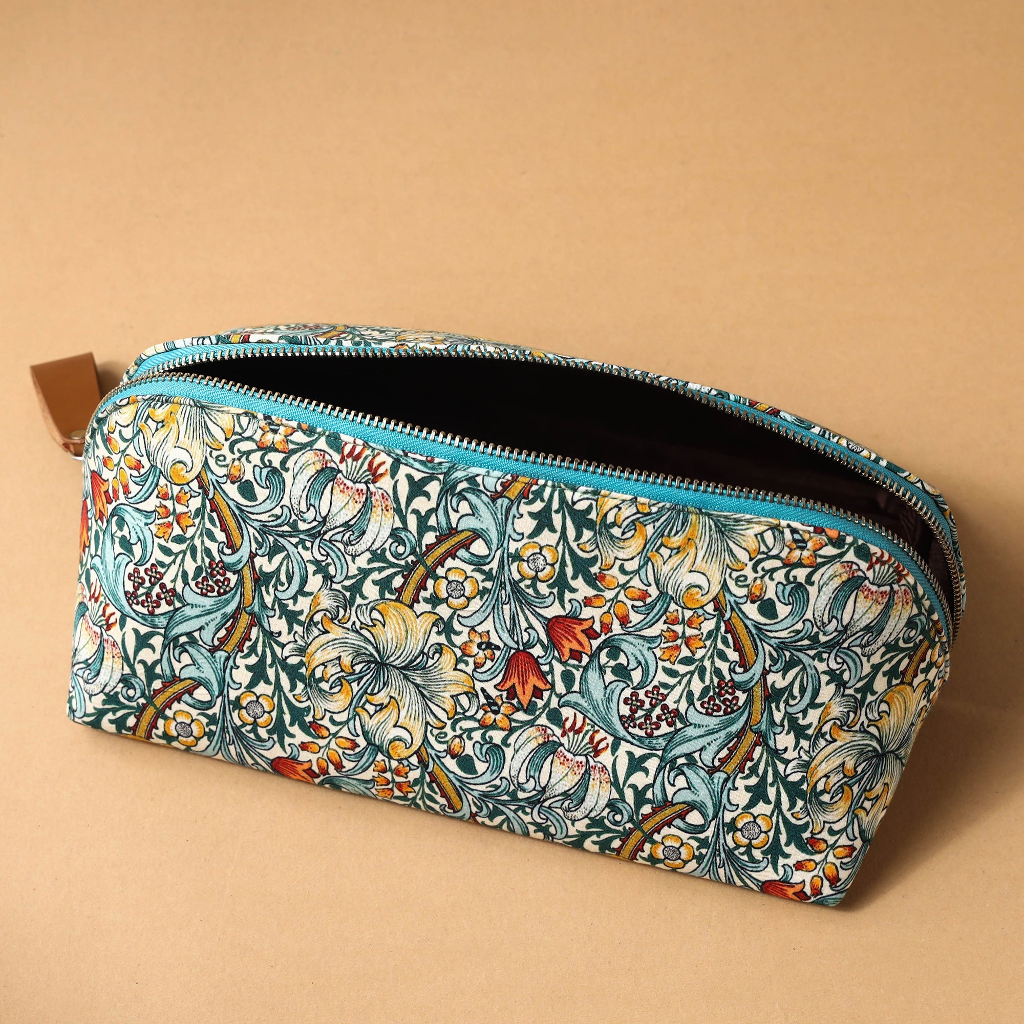  Floral Printed Handcrafted Multipurpose Toiletry Pouch 