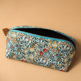  Floral Printed Handcrafted Multipurpose Toiletry Pouch 