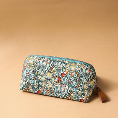  Floral Printed Handcrafted Multipurpose Toiletry Pouch 