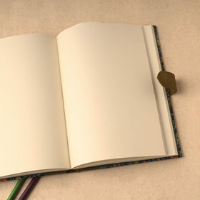  Floral Printed Handcrafted Spiral Notebook (8 x 6 in) 01 Online at iTokri.com 