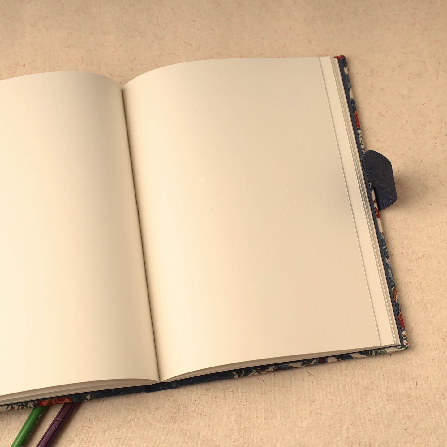 Multicolor - floral printed handcrafted spiral notebook (8