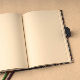 Multicolor - floral printed handcrafted spiral notebook (8