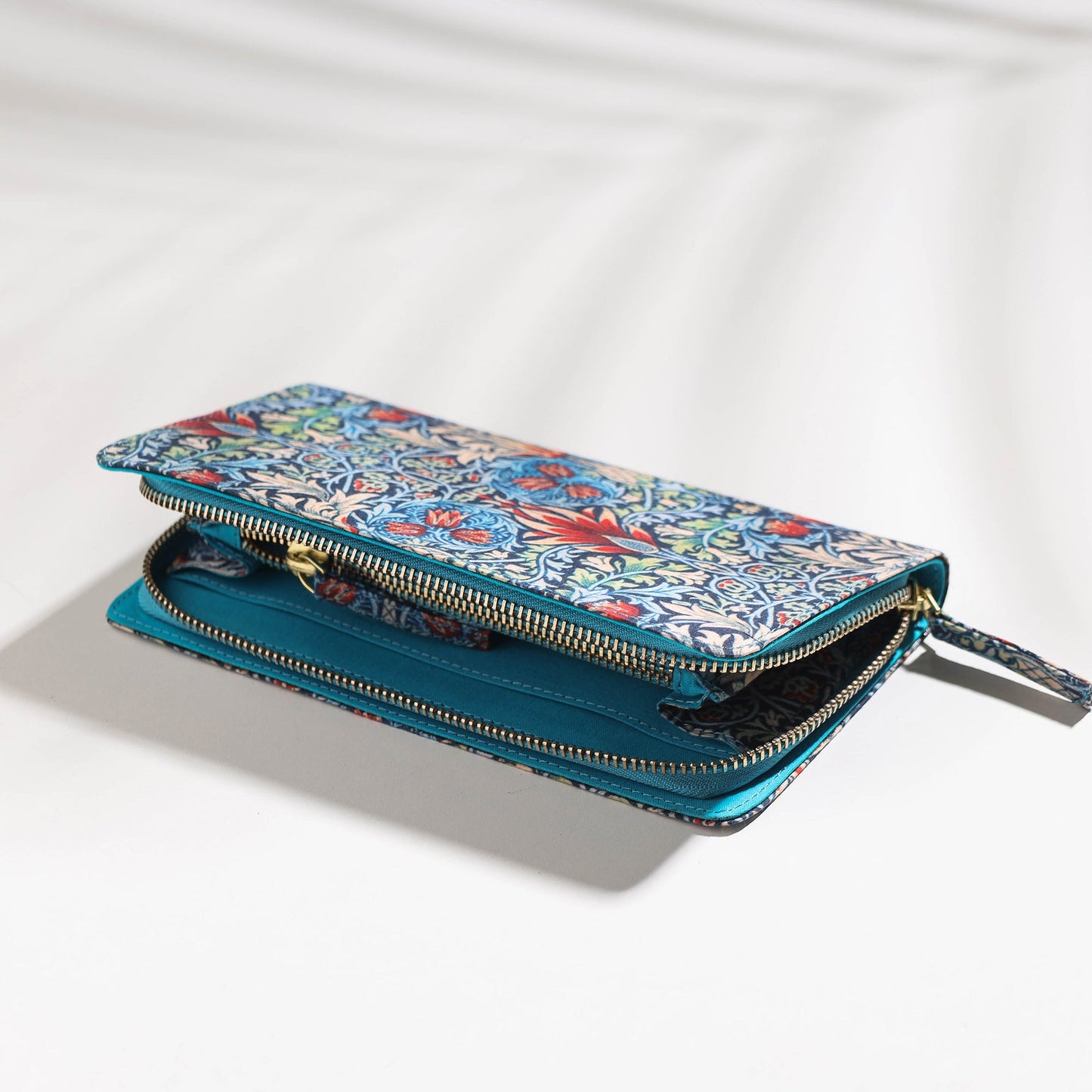 Multicolor Floral Printed Handcrafted Wallet