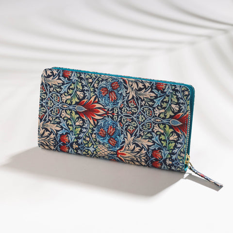 Multicolor Floral Printed Handcrafted Wallet