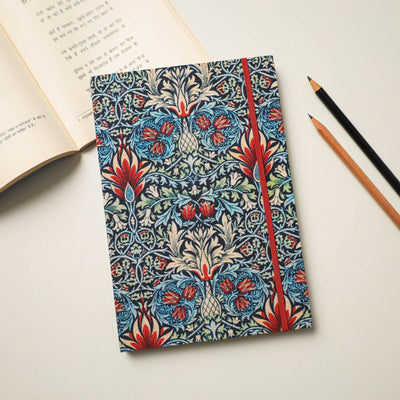 Buy Floral Printed Handmade Elastic Closure Notebook Online at iTokri.com 
