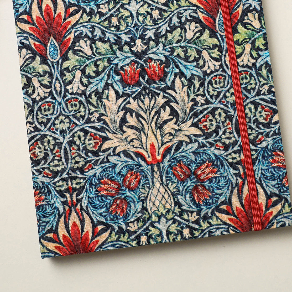 Buy Floral Printed Handmade Elastic Closure Notebook Online at iTokri.com 