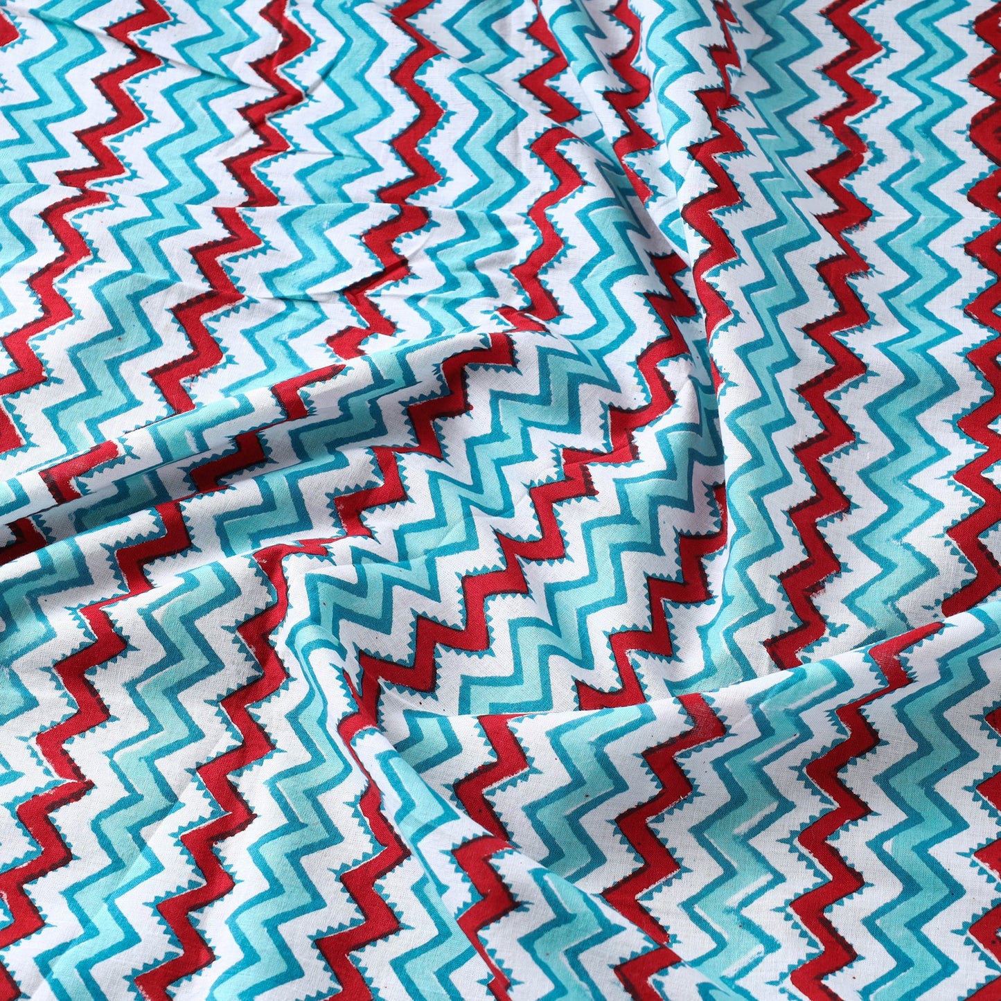  Sanganeri Block Print Fabric - Floral Rajasthani