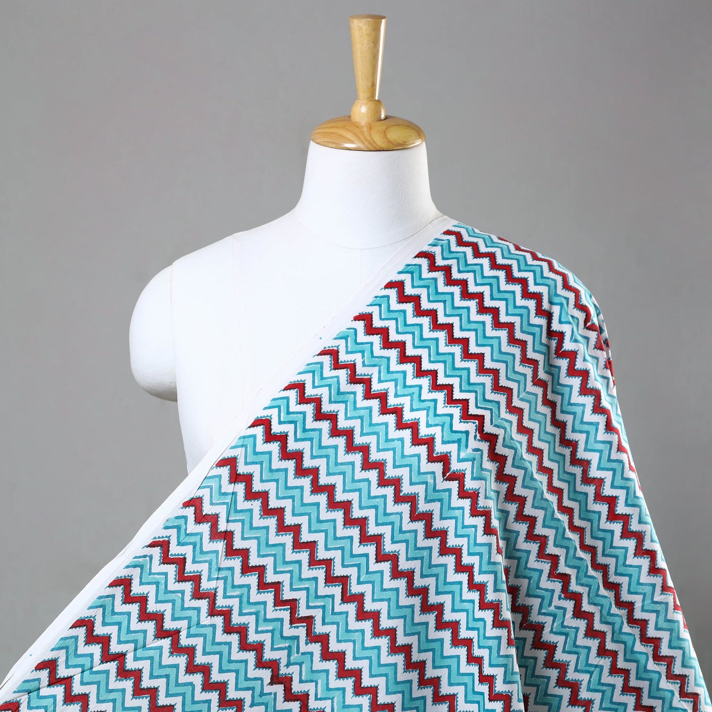  Sanganeri Block Print Fabric - Floral Rajasthani