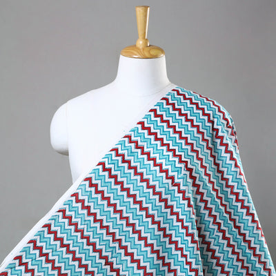  Sanganeri Block Print Fabric - Floral Rajasthani