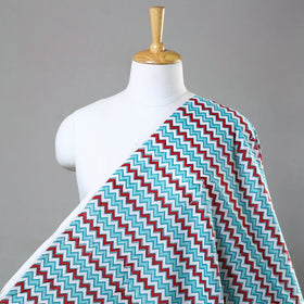  Sanganeri Block Print Fabric - Floral Rajasthani