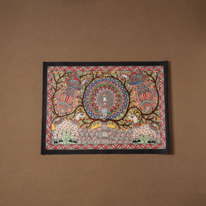 Handpainted madhubani painting by hira devi (22 x 30 in) 05