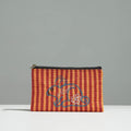  Gamcha Fabric Hand Embroidered Jewelry Pouch 