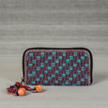 Multicolor Gamcha Fabric Handmade Clutch Wallet by Rangila Dhaga