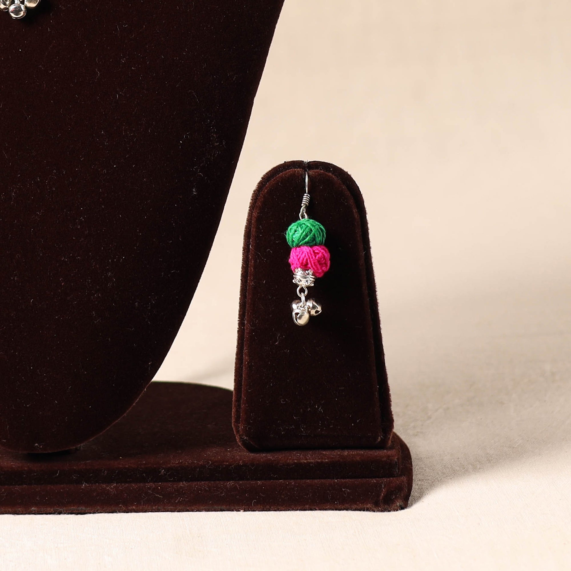 German Silver Thread Beads Necklace Set