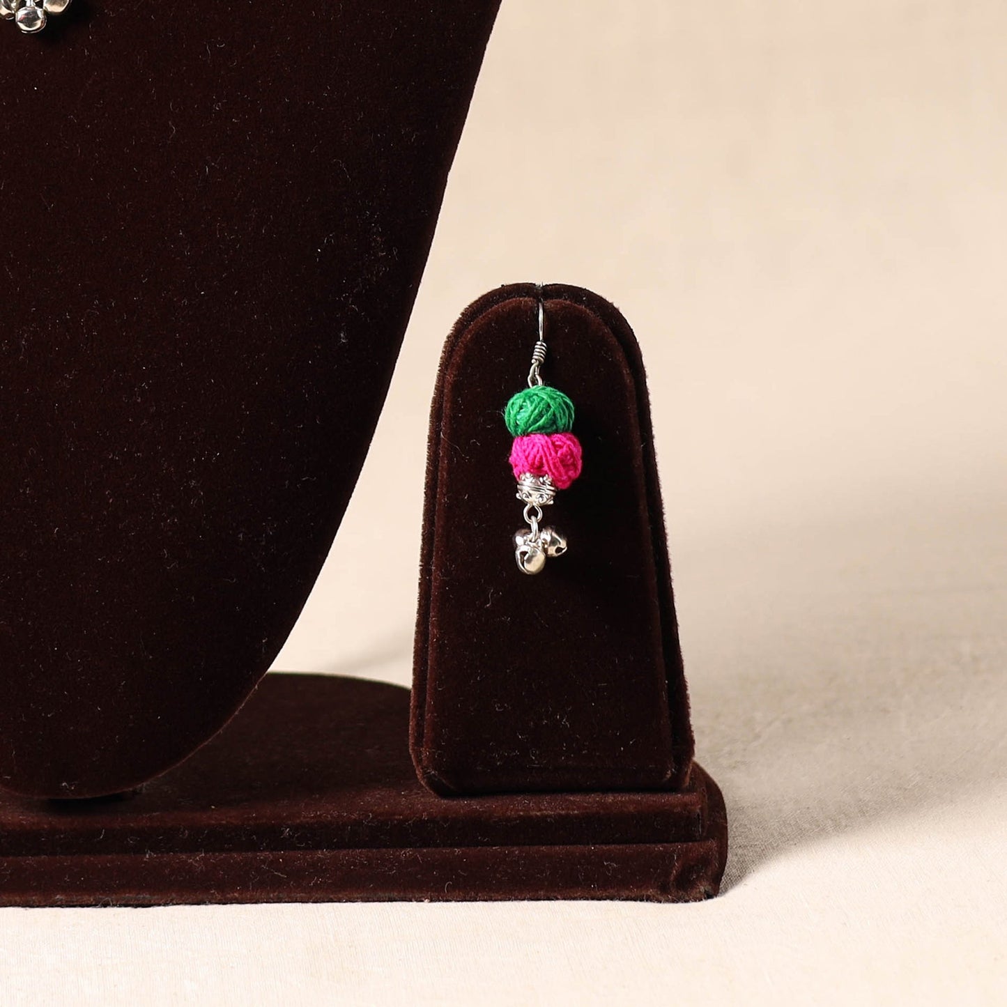 German Silver Thread Beads Necklace Set