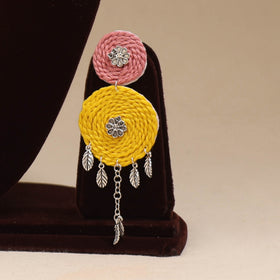 German silver thread necklace set 02 - handcrafted