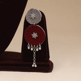 German silver thread necklace set 09 - handcrafted