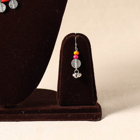 Multicolor German Silver Wooden Beads Necklace Set