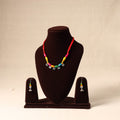 Multicolor - german silver wooden beads necklace set 06