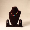 German Silver Wooden Beads Necklace Set