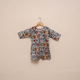 Girls sanganeri pure cotton kurta set (2-6 years) 06