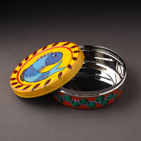  Gond Handpainted Stainless Steel Casserole 