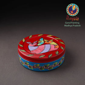  Gond Handpainted Stainless Steel Casserole 