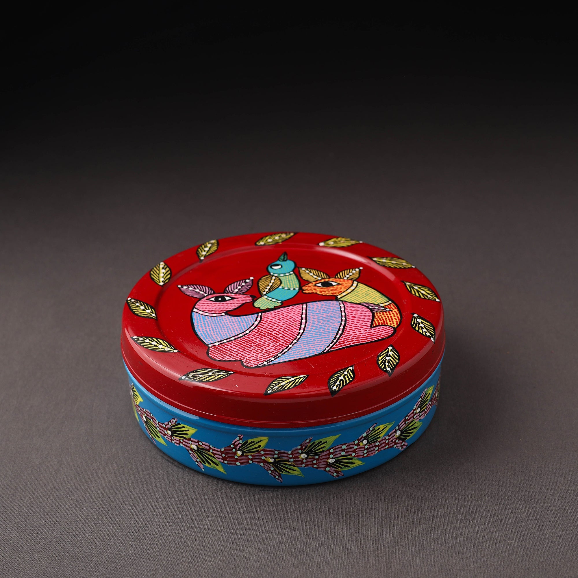  Gond Handpainted Stainless Steel Casserole 
