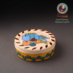  Gond Handpainted Stainless Steel Casserole 