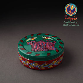  Gond Handpainted Stainless Steel Casserole 