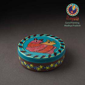  Gond Handpainted Stainless Steel Casserole 
